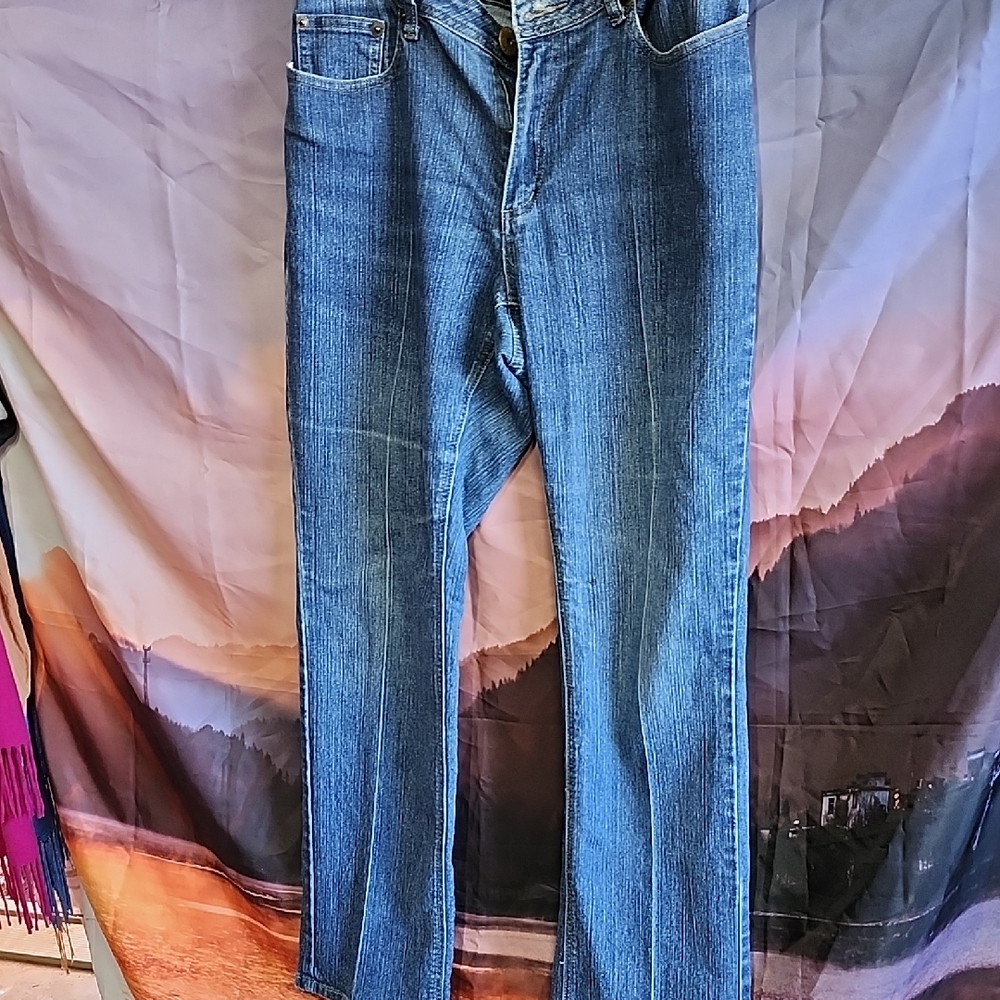 Classic Blue Straight Jeans for Women